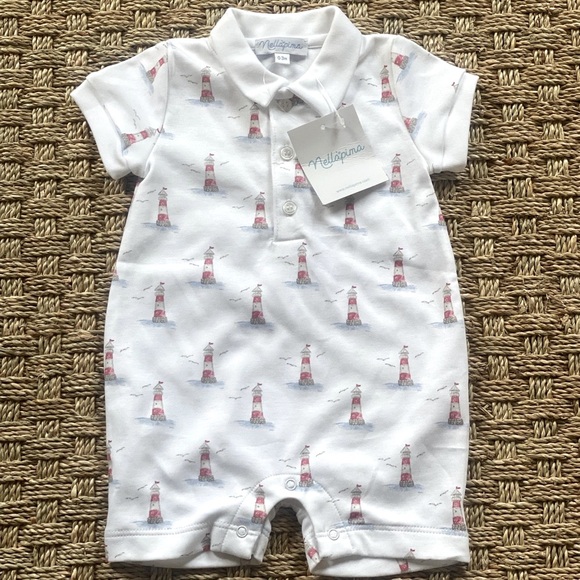 NWT Nellapima Lighthouse Print Romper
Short Sleeve 0-3 M - Picture 3 of 8